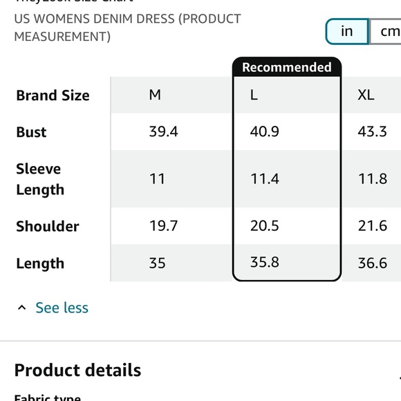 Short denim dress - Picture 6 of 6